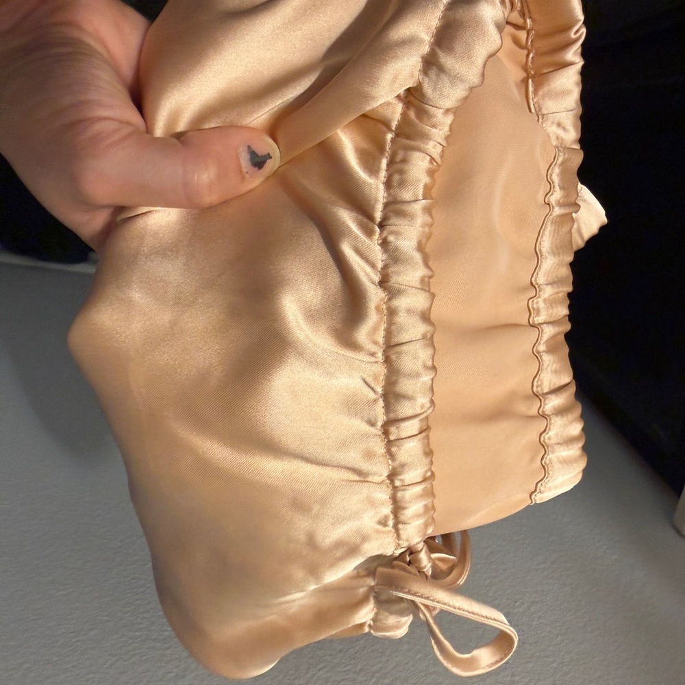 LOFT Champagne Satin Top - Picture 7 of 7
